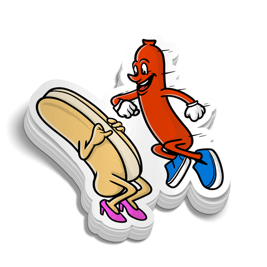 Hot Dog - Hard Hat Decal