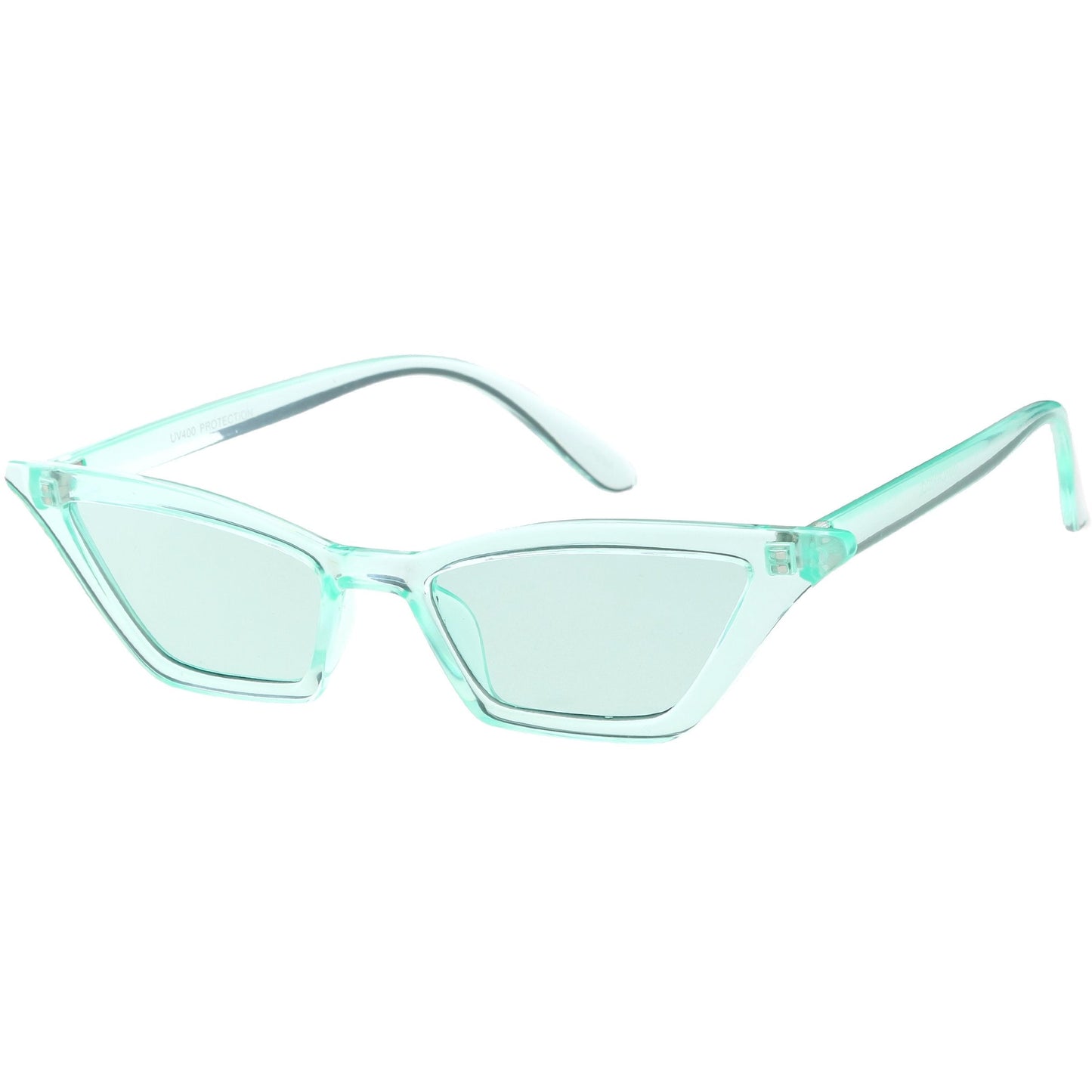 Women's Colorful Translucent Color Tone Lens Cat Eye Sunglasses C735