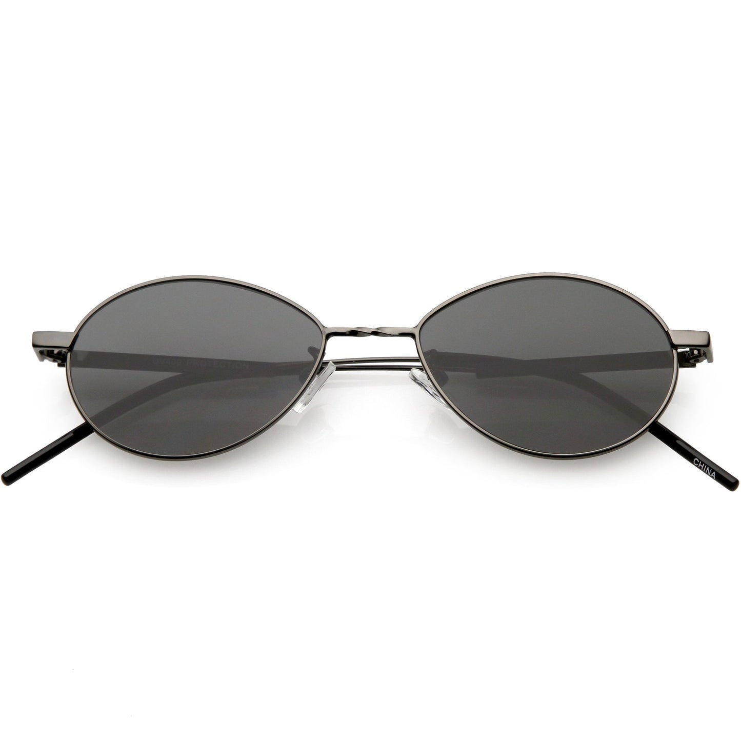 Classic Retro Unisex Metal Oval Dapper Sunglasses C741