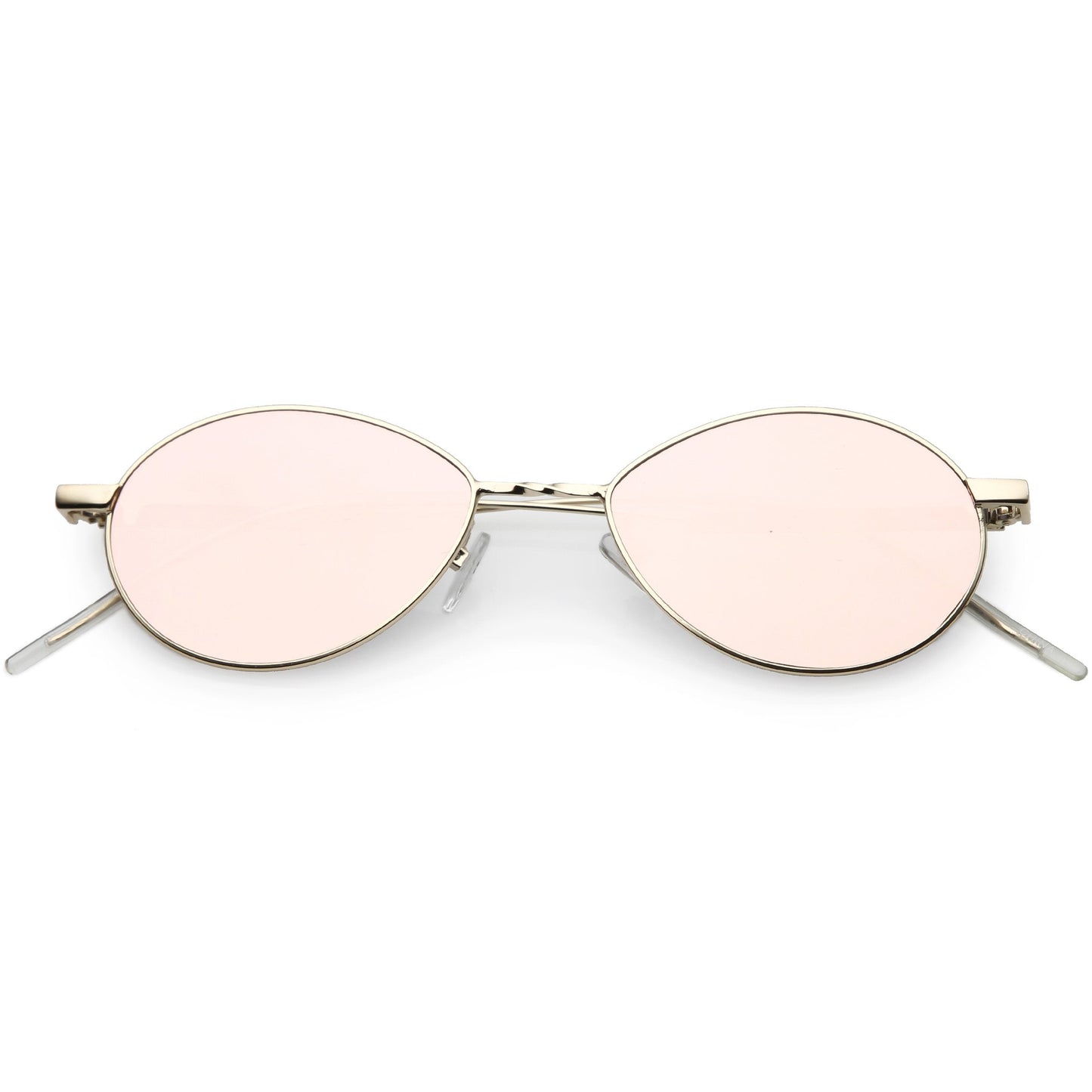 Classic Retro Unisex Metal Oval Dapper Sunglasses C741