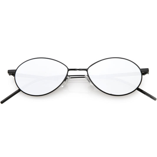 Classic Retro Unisex Metal Oval Dapper Sunglasses C741