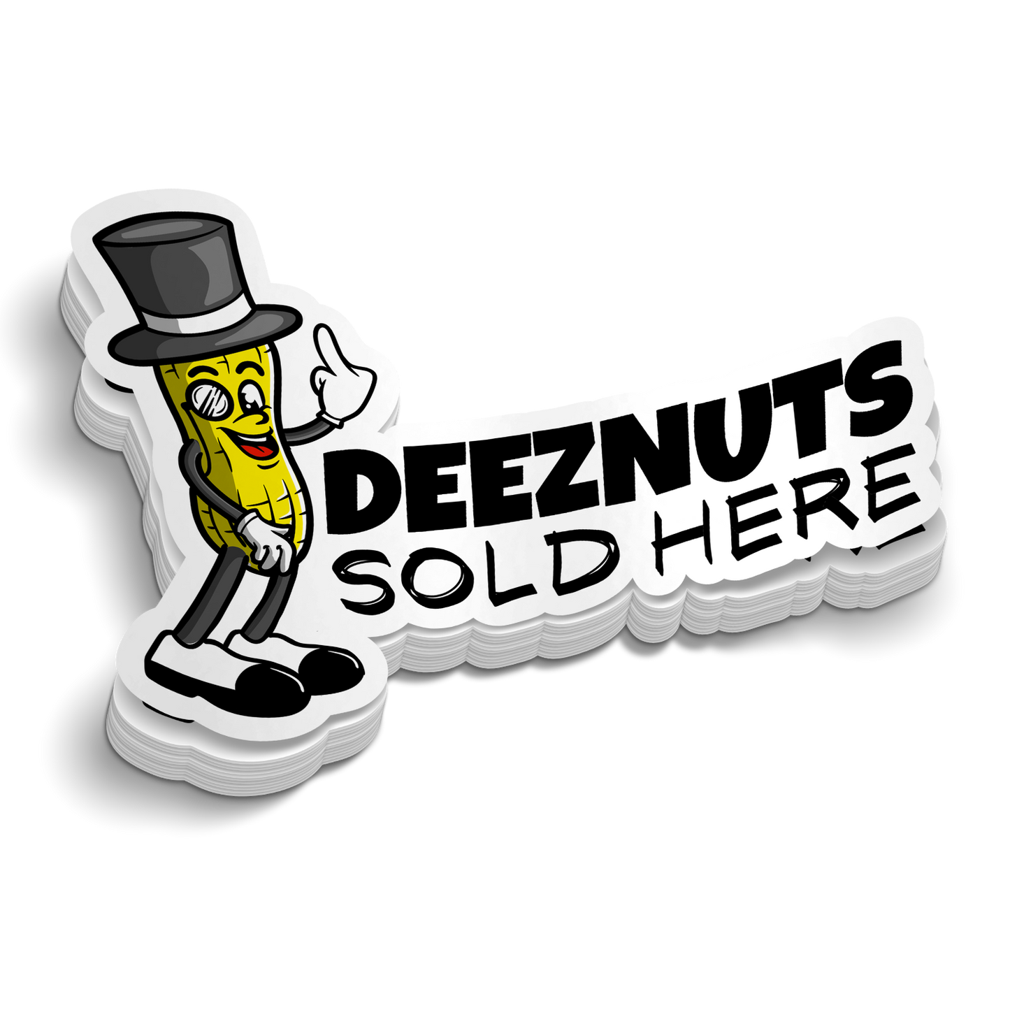 DeezNuts Sold Here - Hard Hat Decal