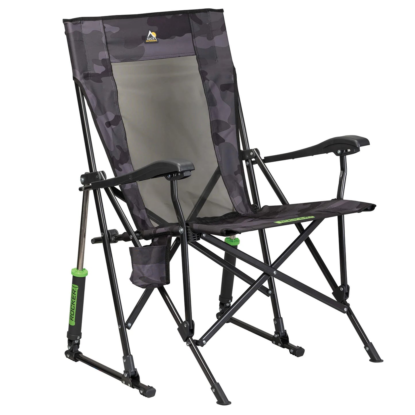 GCI Outdoor Roadtrip Rocker Collapsible Rocking Chair & Outdoor Camping Chair