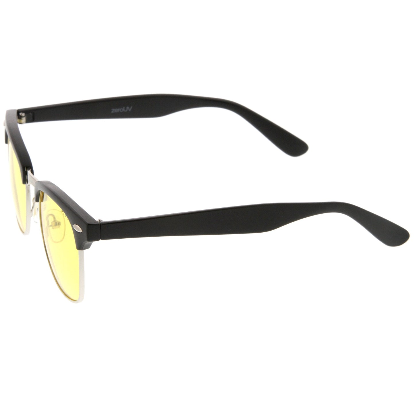 Indie Half Frame Horned Rim Polarized Lens Sunglasses 2936