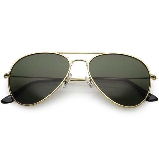 Original Classic Metal Military Aviator Sunglasses 1041 58mm