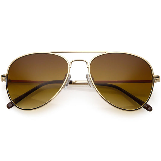 Medium Classic Retro Metal Frame Aviator Sunglasses 53mm 1372