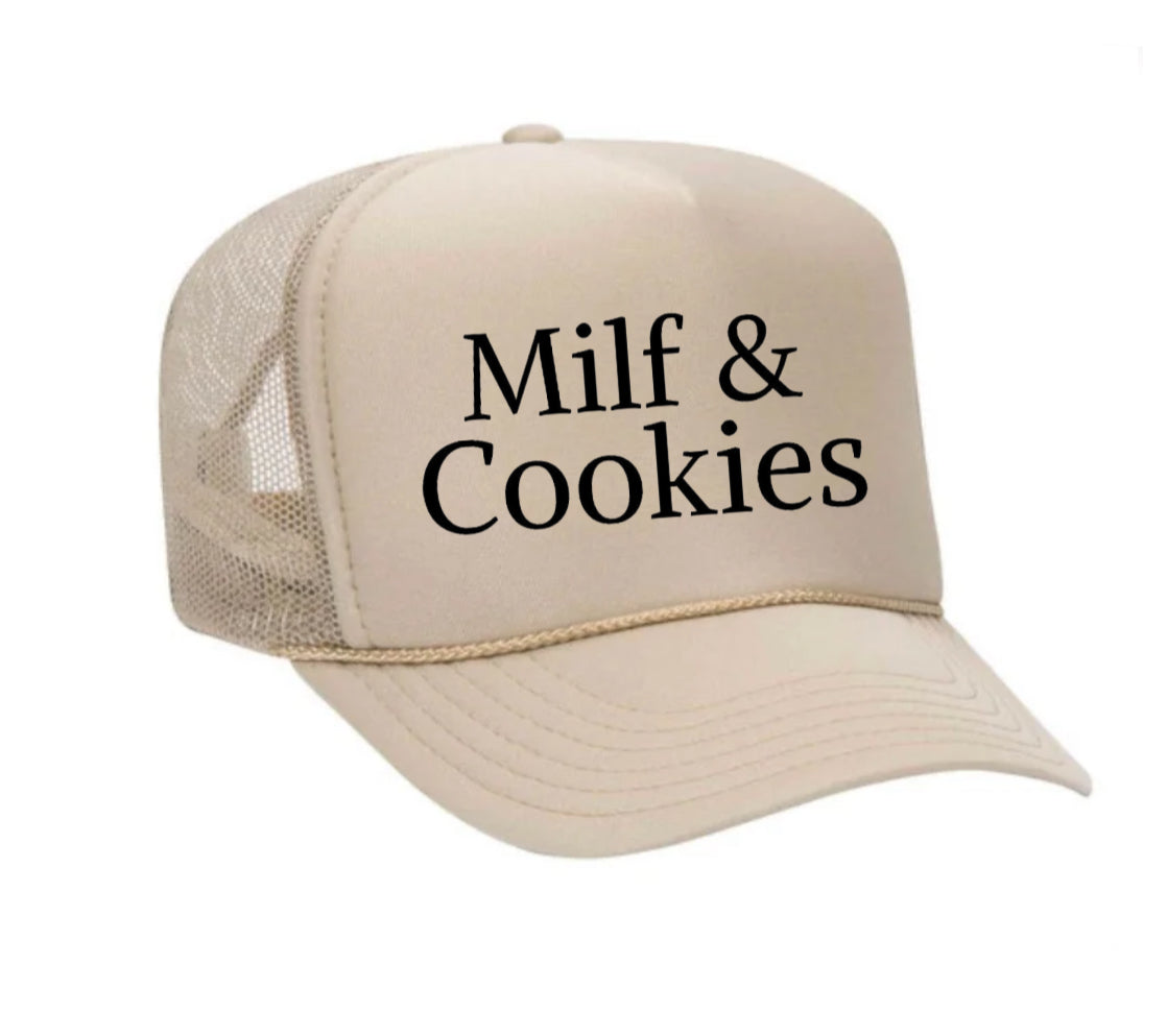 Milf & Cookies Trucker Hat