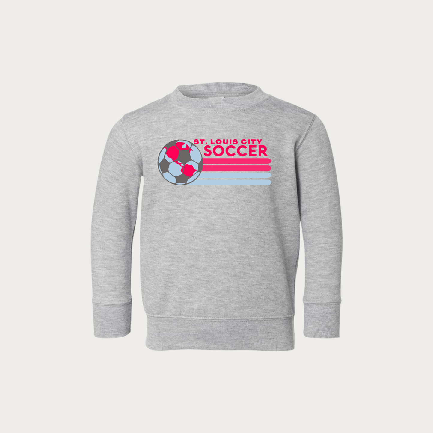 St. Louis City Global Soccer Toddler Crewneck