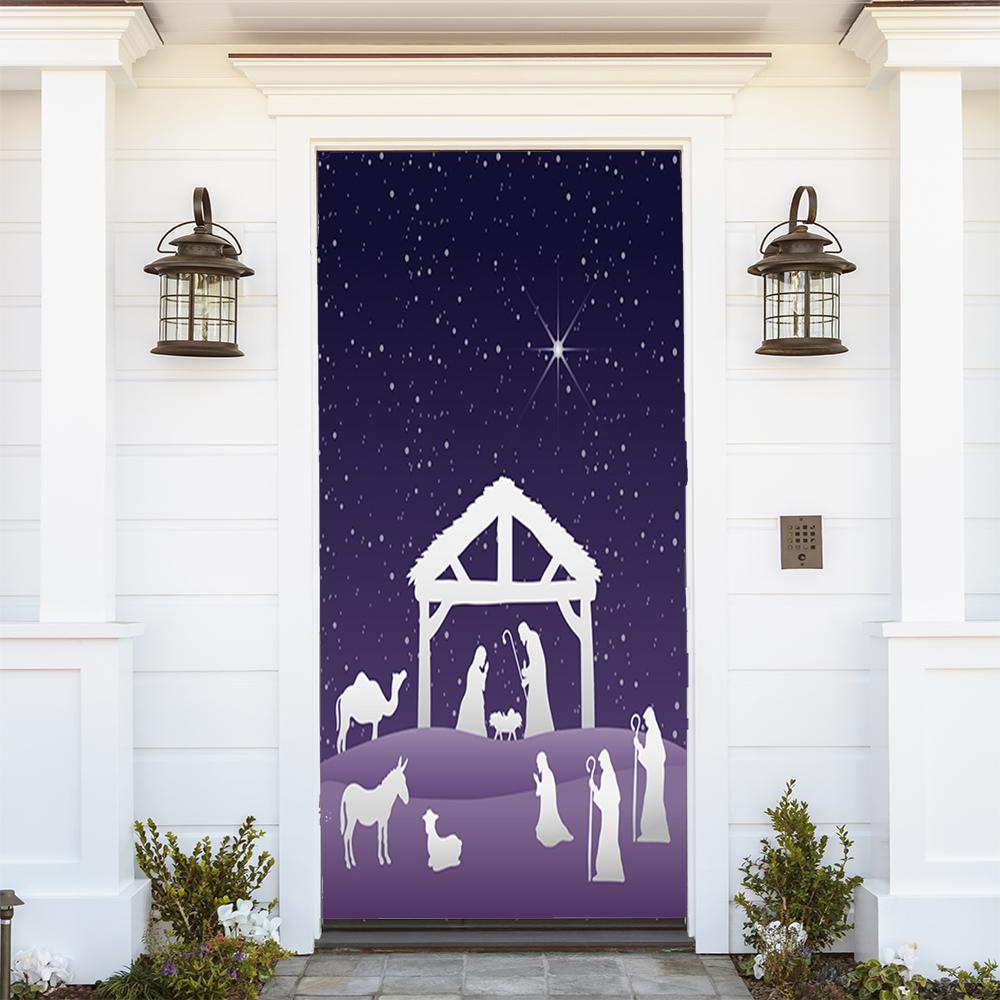 Nativity Scene Door Hanger