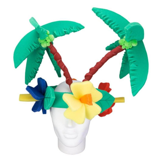 Coconut Tree & Flowers Hat