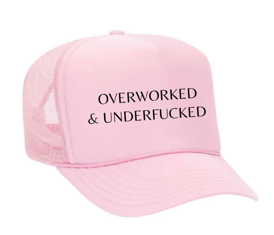 Overworked Trucker Hat