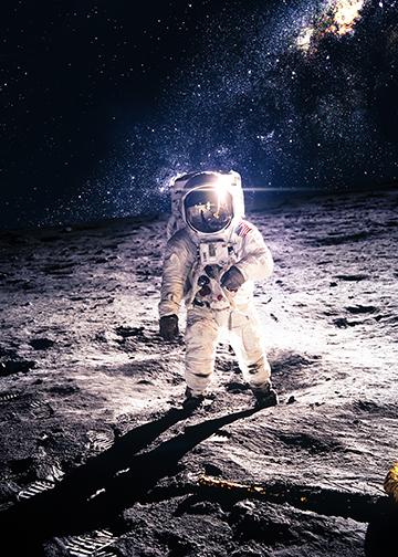 Astronaut on the Moon