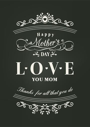 Love Mom Door Cover