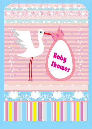 Baby Shower Stork