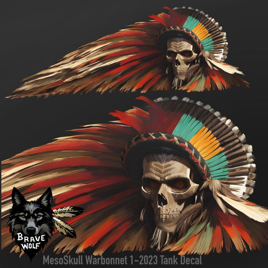 MesoSkull Warbonnet 2023 - Universal Tank Decal-Color