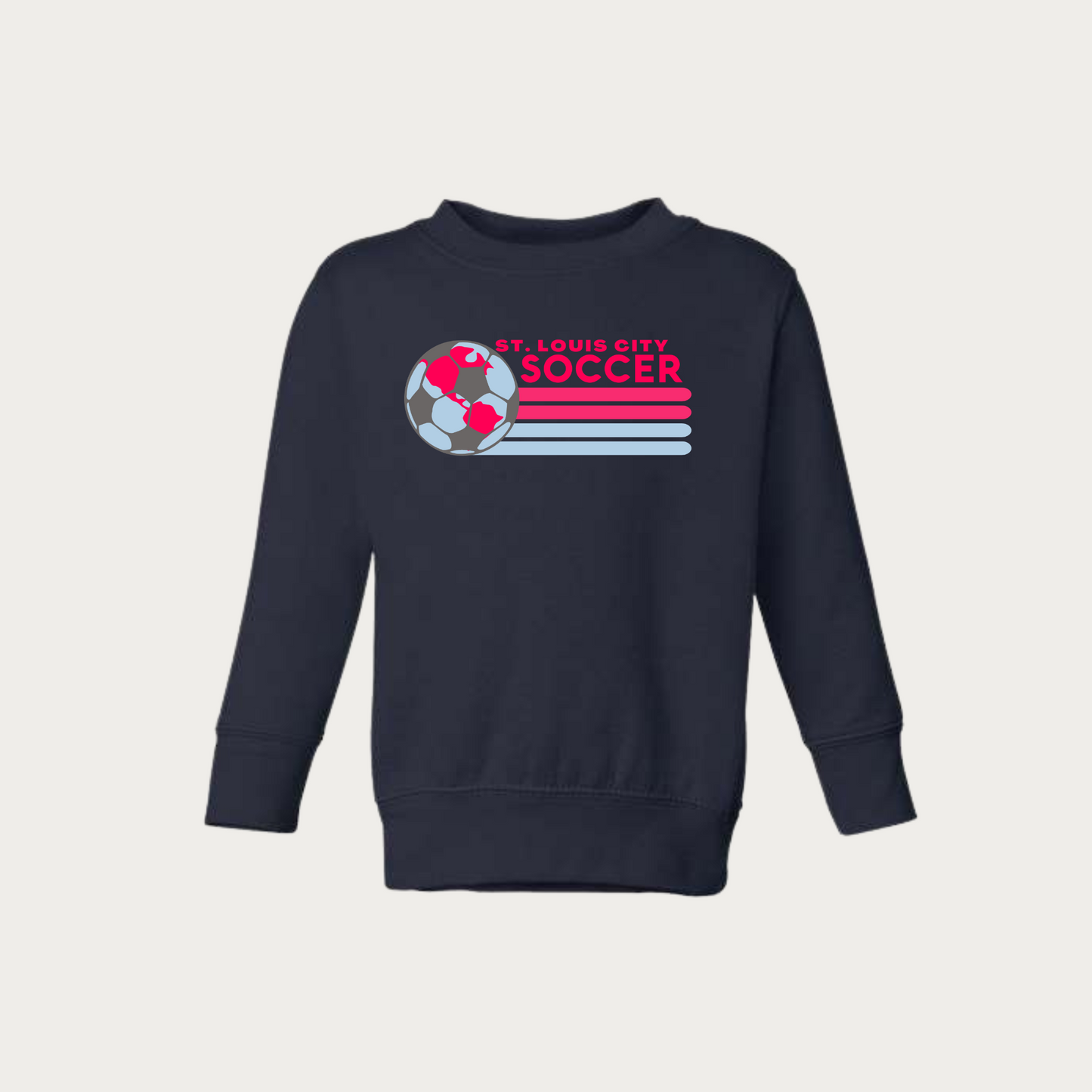 St. Louis City Global Soccer Toddler Crewneck