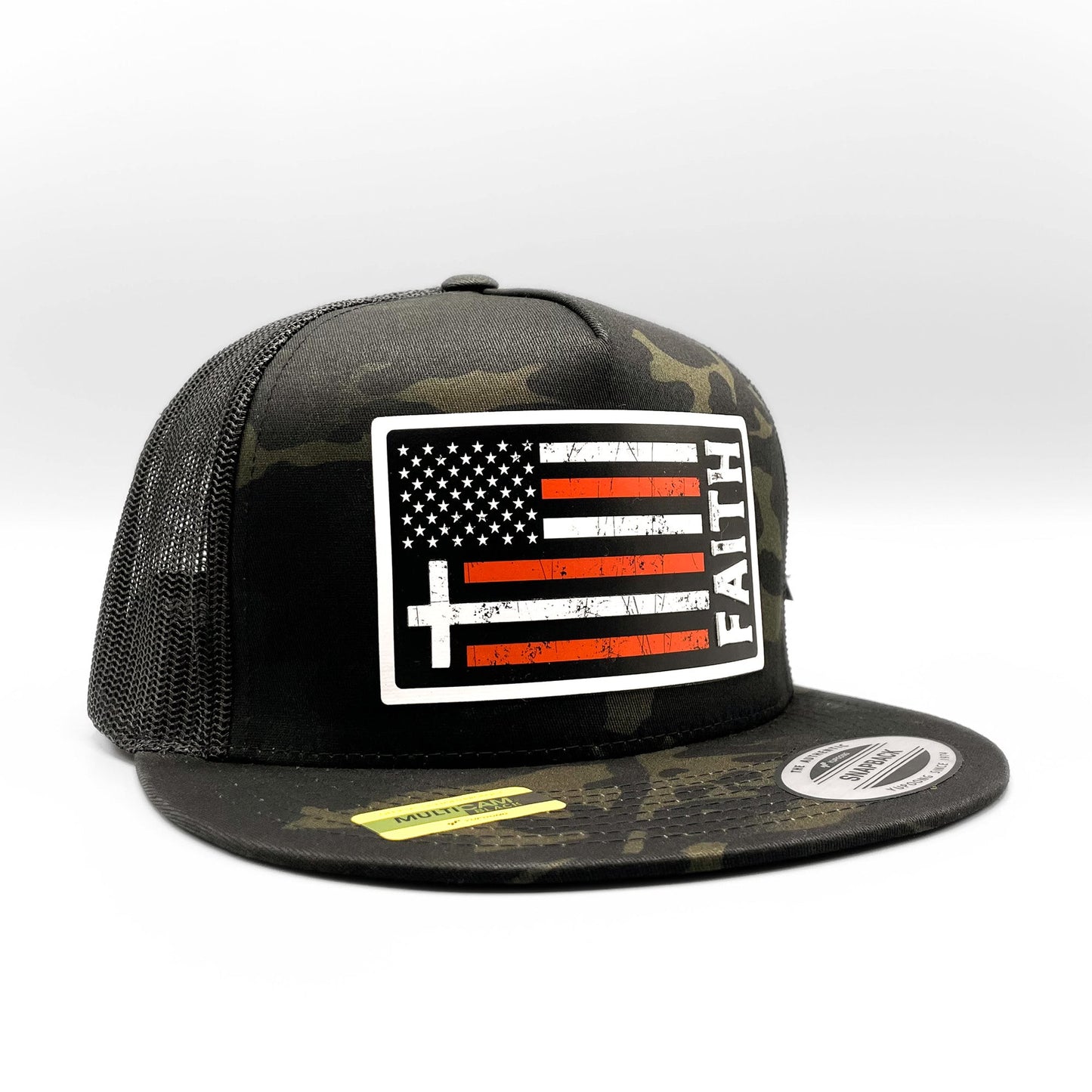 Faith Christian American Flag Trucker