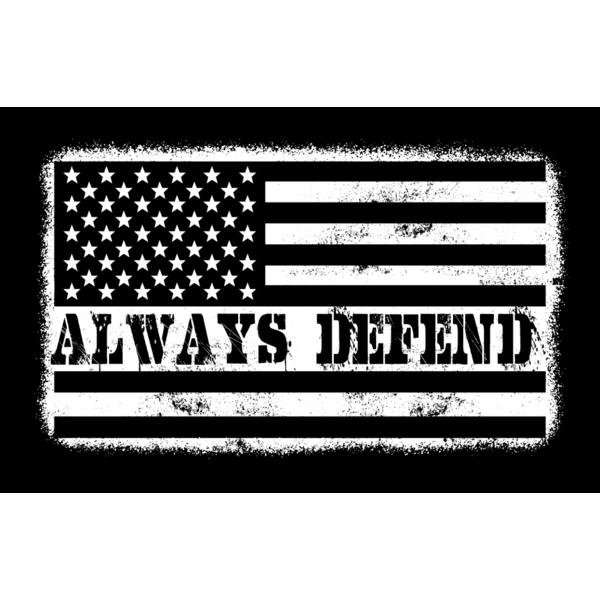 Always Defend Vinyl Decal