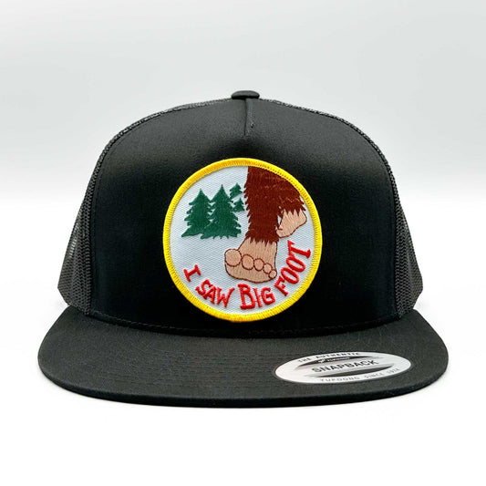 I Saw Bigfoot Sasquatch Trucker Hat