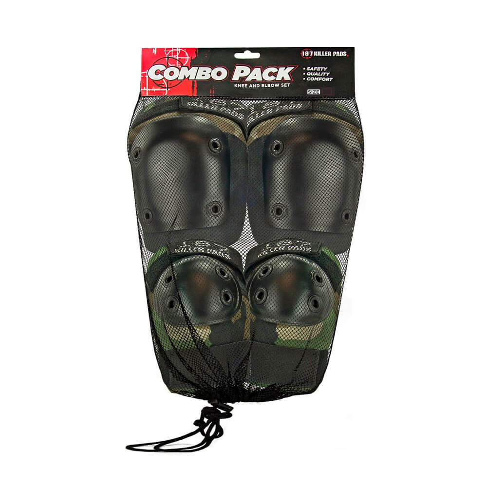 187 Combo Pack Knee/Elbow Pad Set - Camo