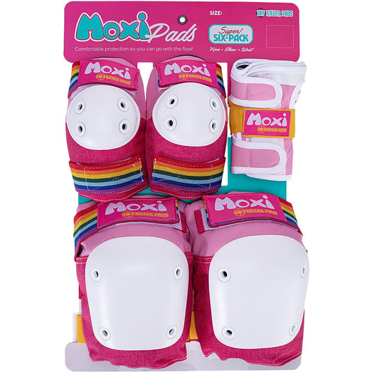 187 Moxi Super 6-Pack Adult Pad Set Combo - Pink