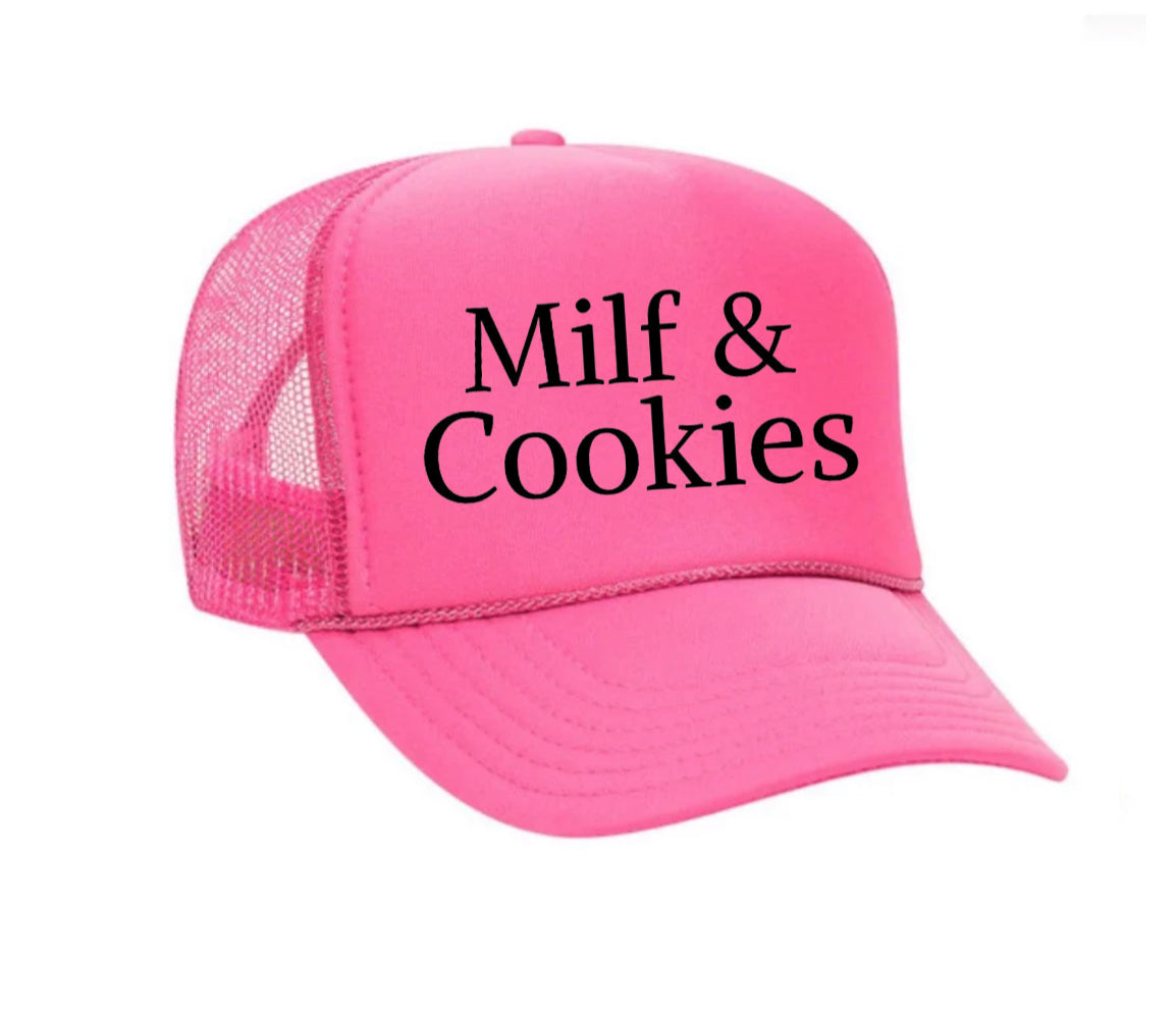 Milf & Cookies Trucker Hat