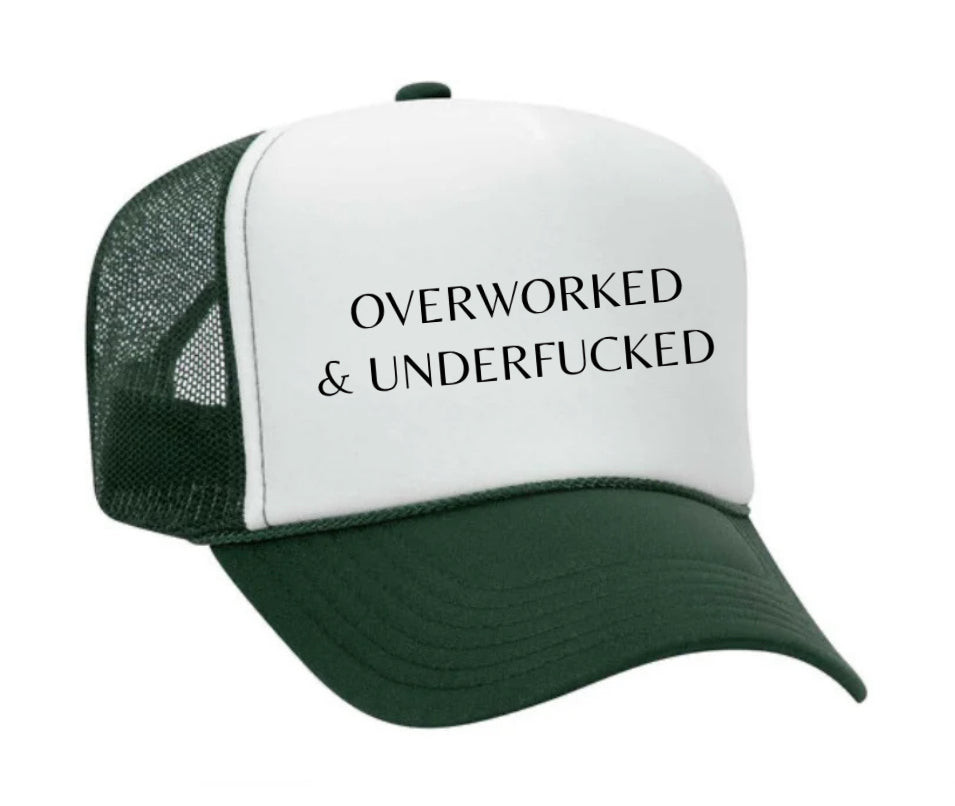 Overworked Trucker Hat