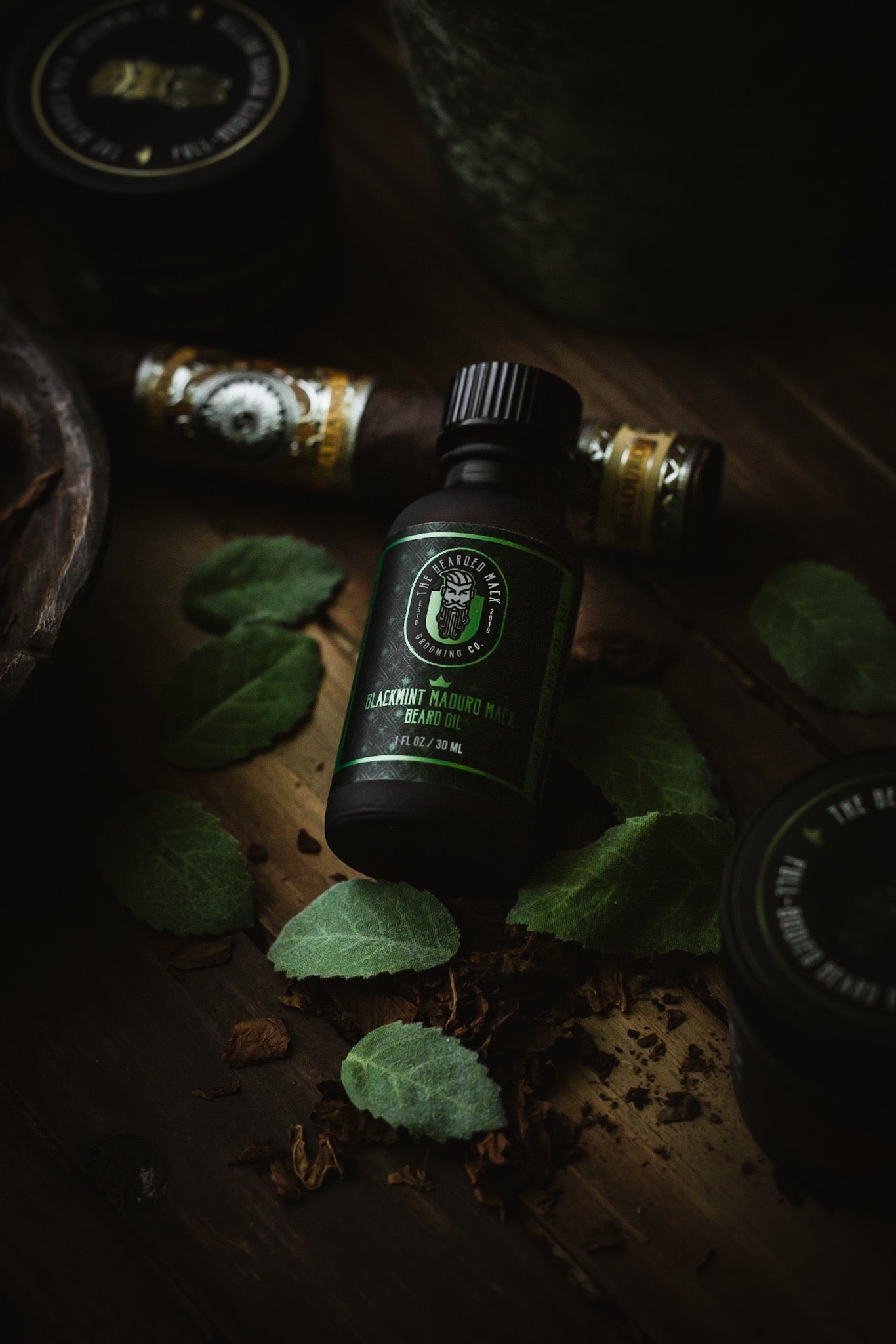 Blackmint Maduro Mack Beard Oil -  Warm Tobacco, Black Tea + Mint