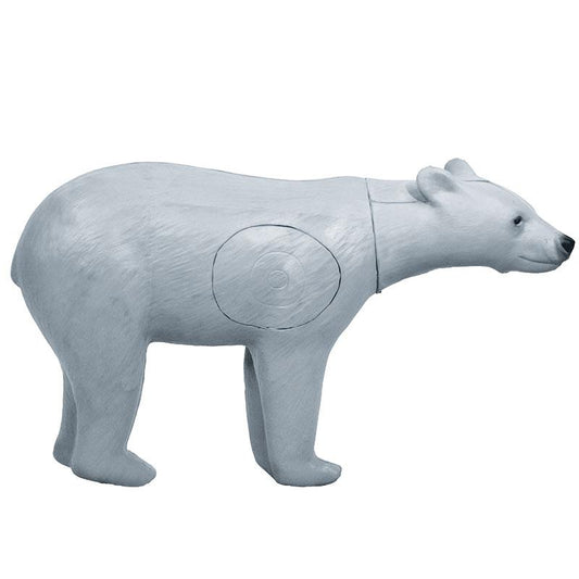 Real Wild 3D Walking Bear White Archery Target with EZ Pull Foam