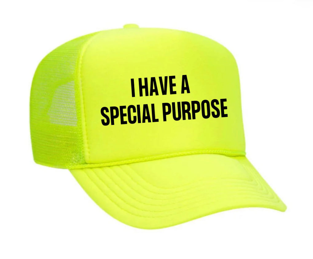 I Have A Special Purpose Trucker Hat