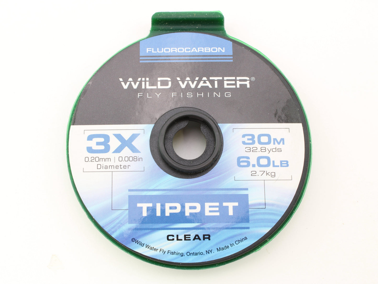 3X Fluorocarbon Tippet Spool, 30m | Wild Water Fly Fishing