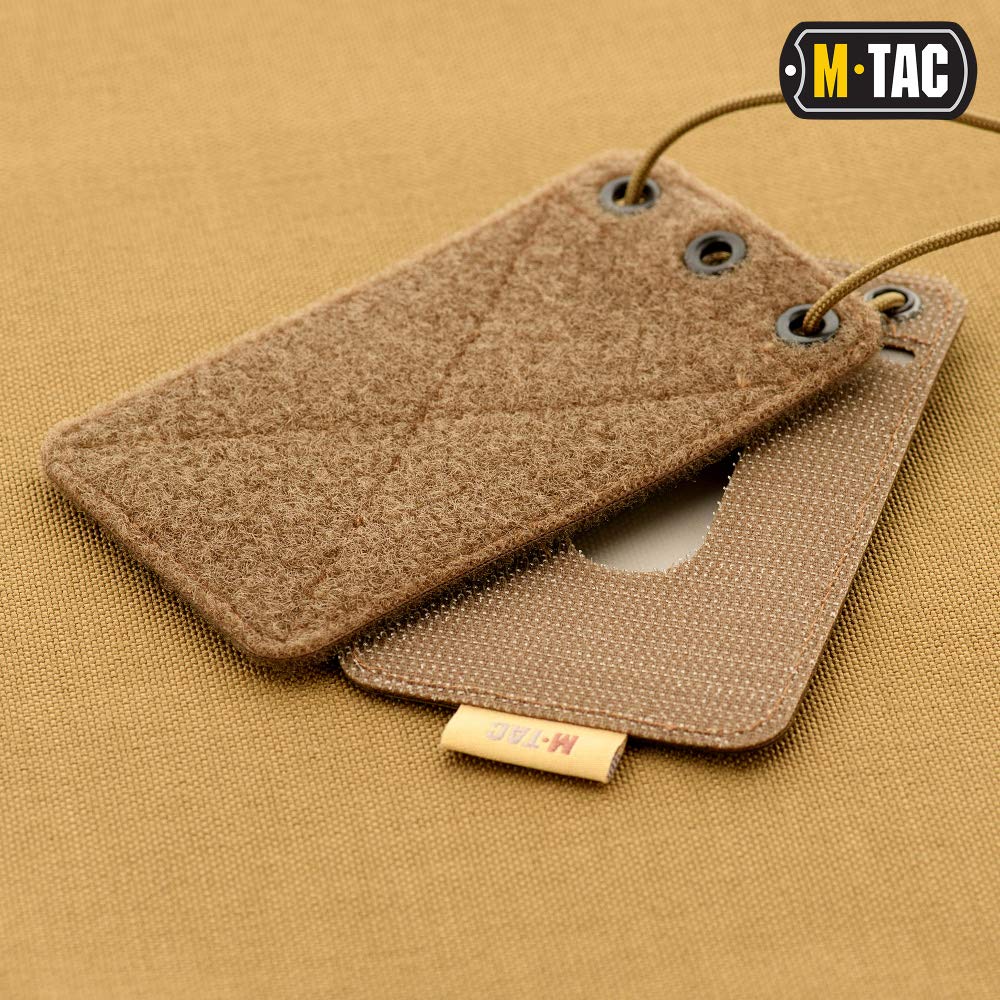 M-Tac Tactical Badge Holder Hanging ID Card Case Hook Surface Draw Cord