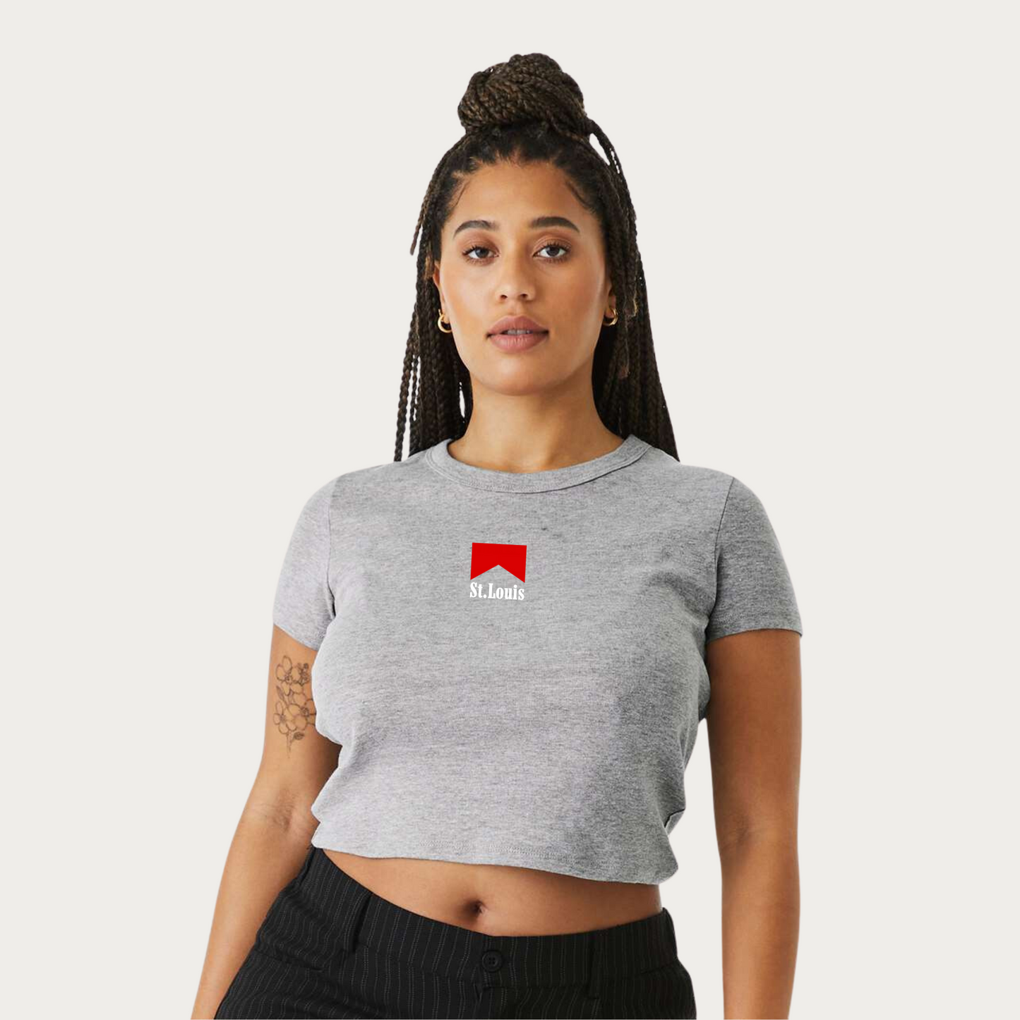 Bow Tie Women's Micro Rib Baby Tee