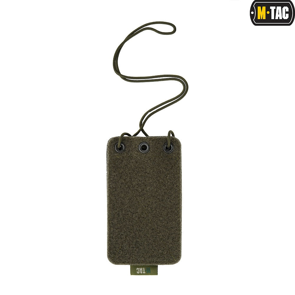 M-Tac Tactical Badge Holder Hanging ID Card Case Hook Surface Draw Cord