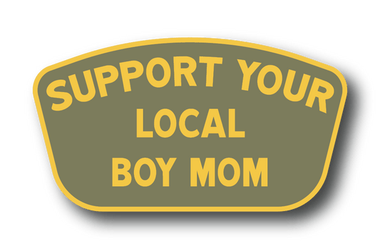 Support Your Local Boy Mom Sticker