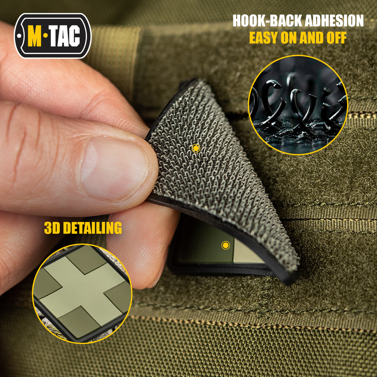 M-Tac patch Medic Cross Square PVC