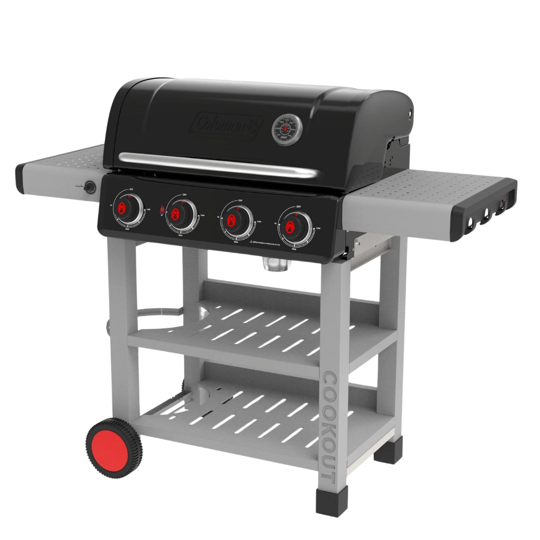 Coleman® Cookout™ 4-Burner Grill, Black