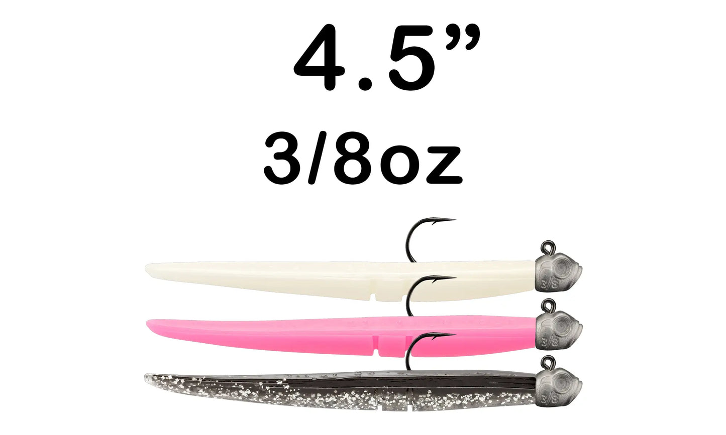 4.5" 3/8oz Pre-Rigged Slug-Go