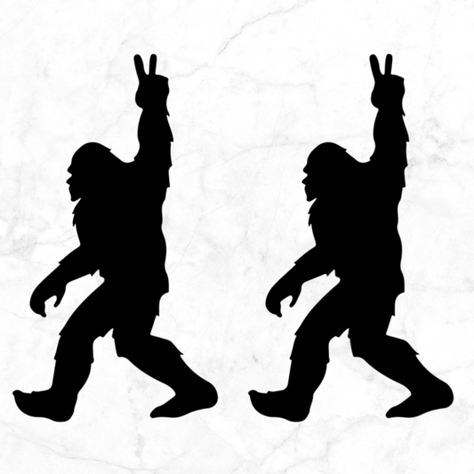 Bigfoot Decal - Peace