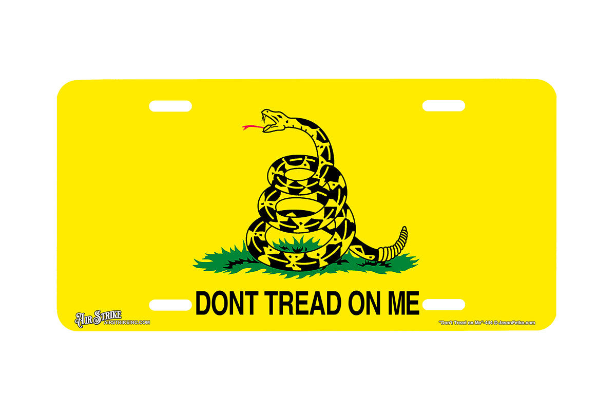 "Dont Tread on Me" - Decorative License Plate