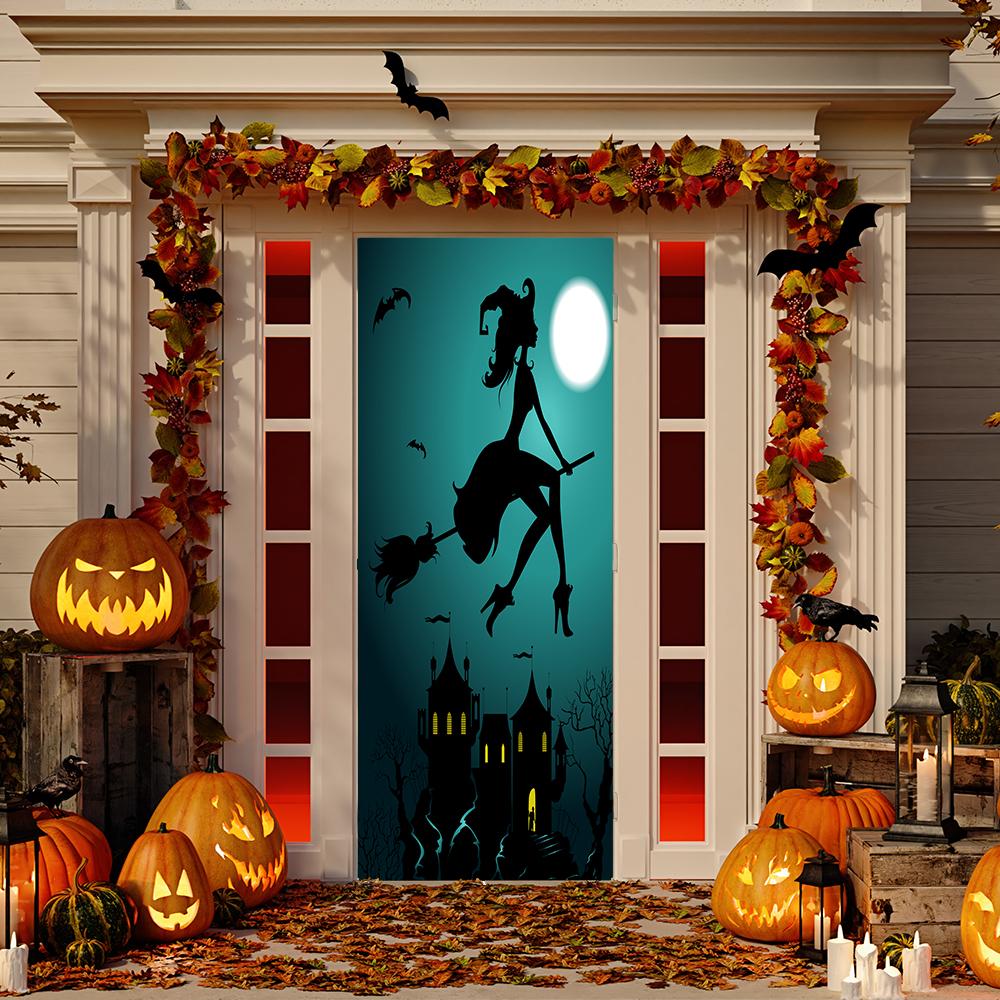 Halloween Witch Door Decoration