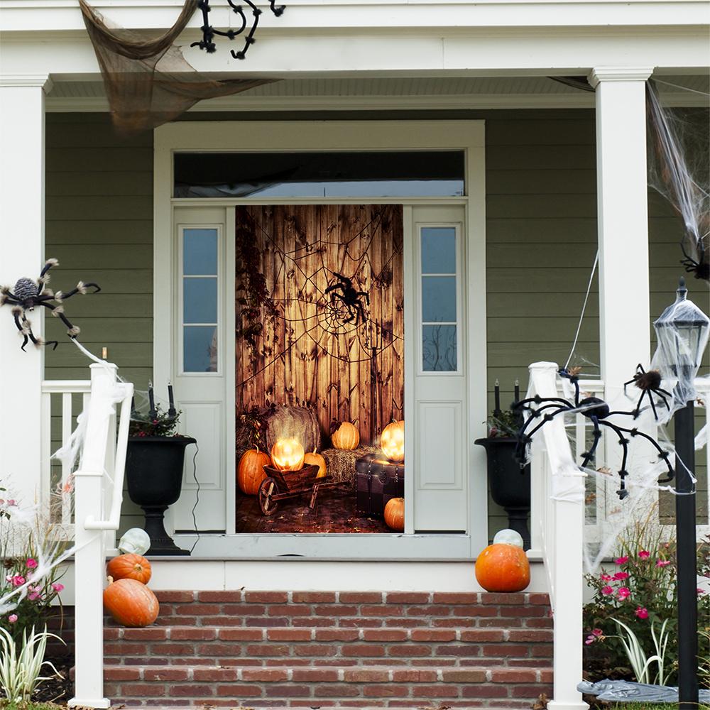 Web with Pumpkins