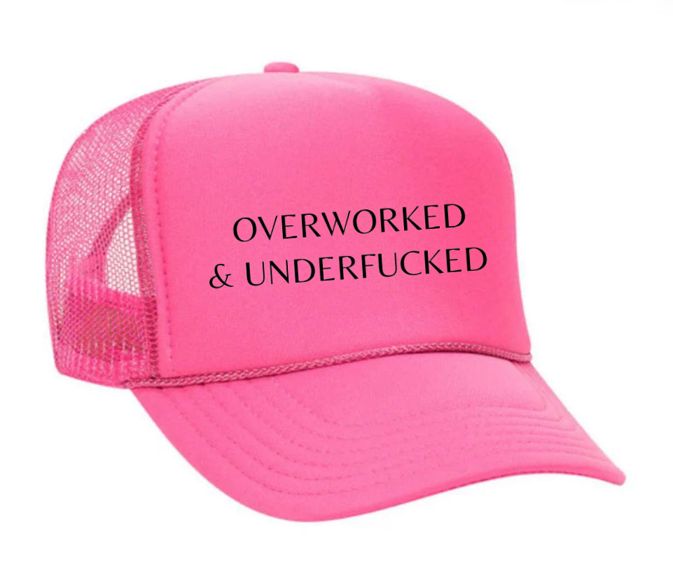 Overworked Trucker Hat