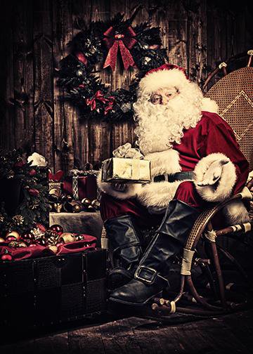 Santa Claus With Gifts