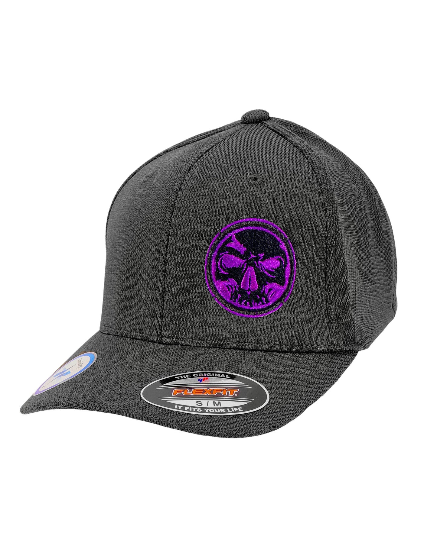 LIMITED EDITION AUGUST! Charcoal Flexfit "Never Fade" - Purple Phantom