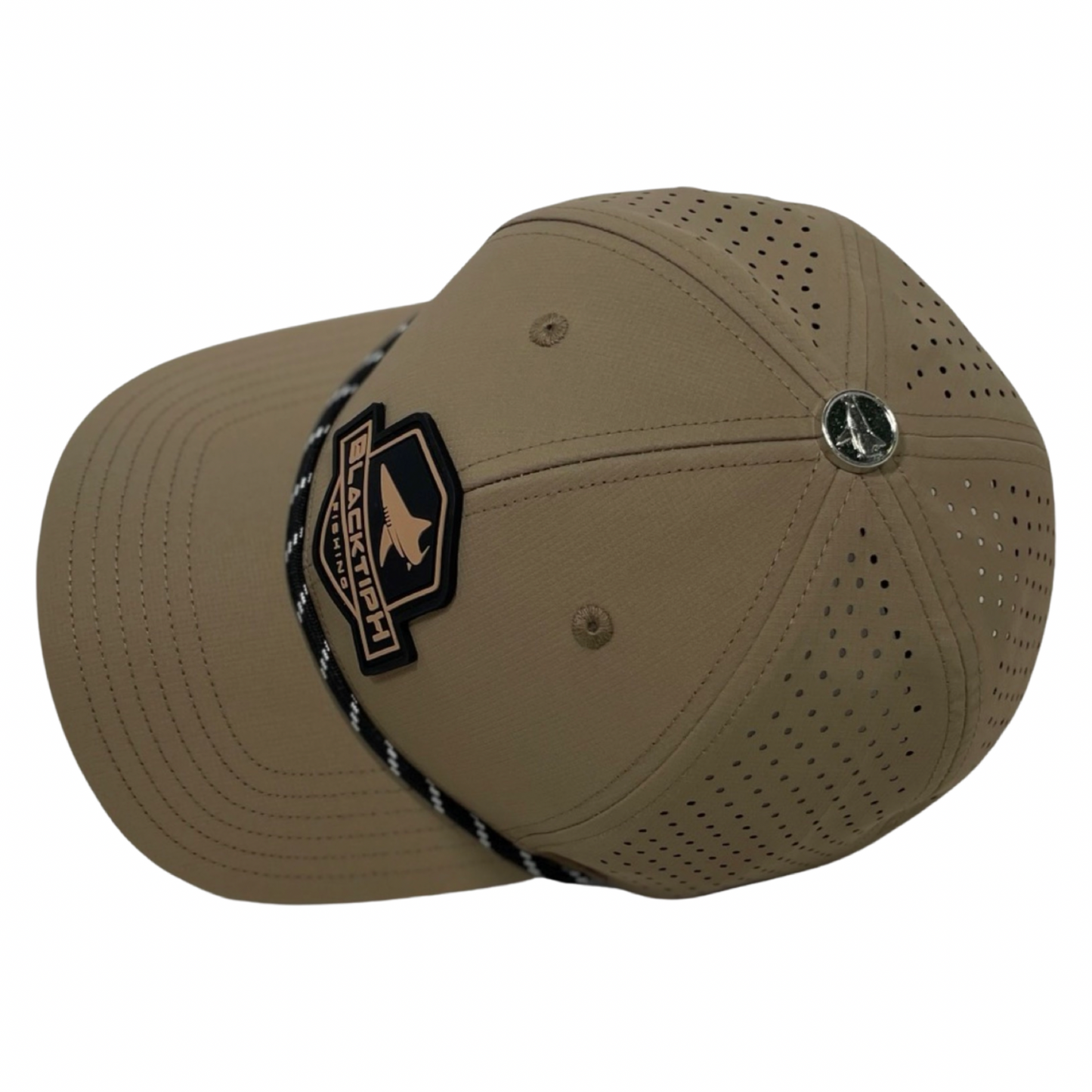 BlacktipH PVC Khaki Performance Snapback Hat