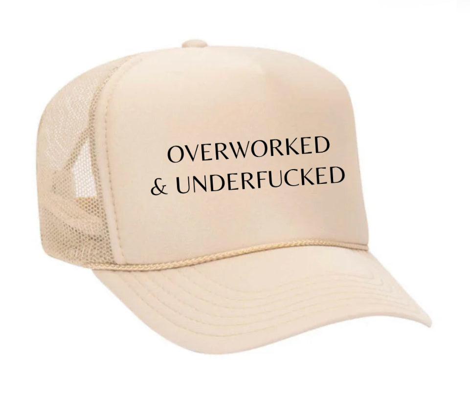 Overworked Trucker Hat