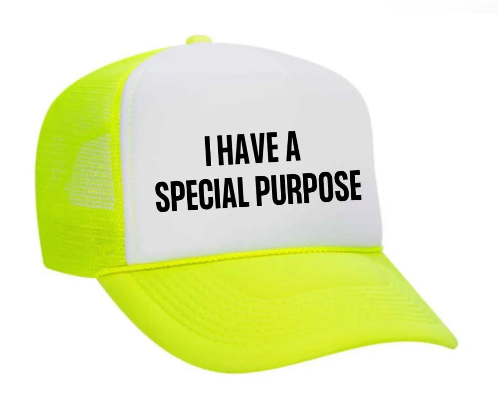 I Have A Special Purpose Trucker Hat