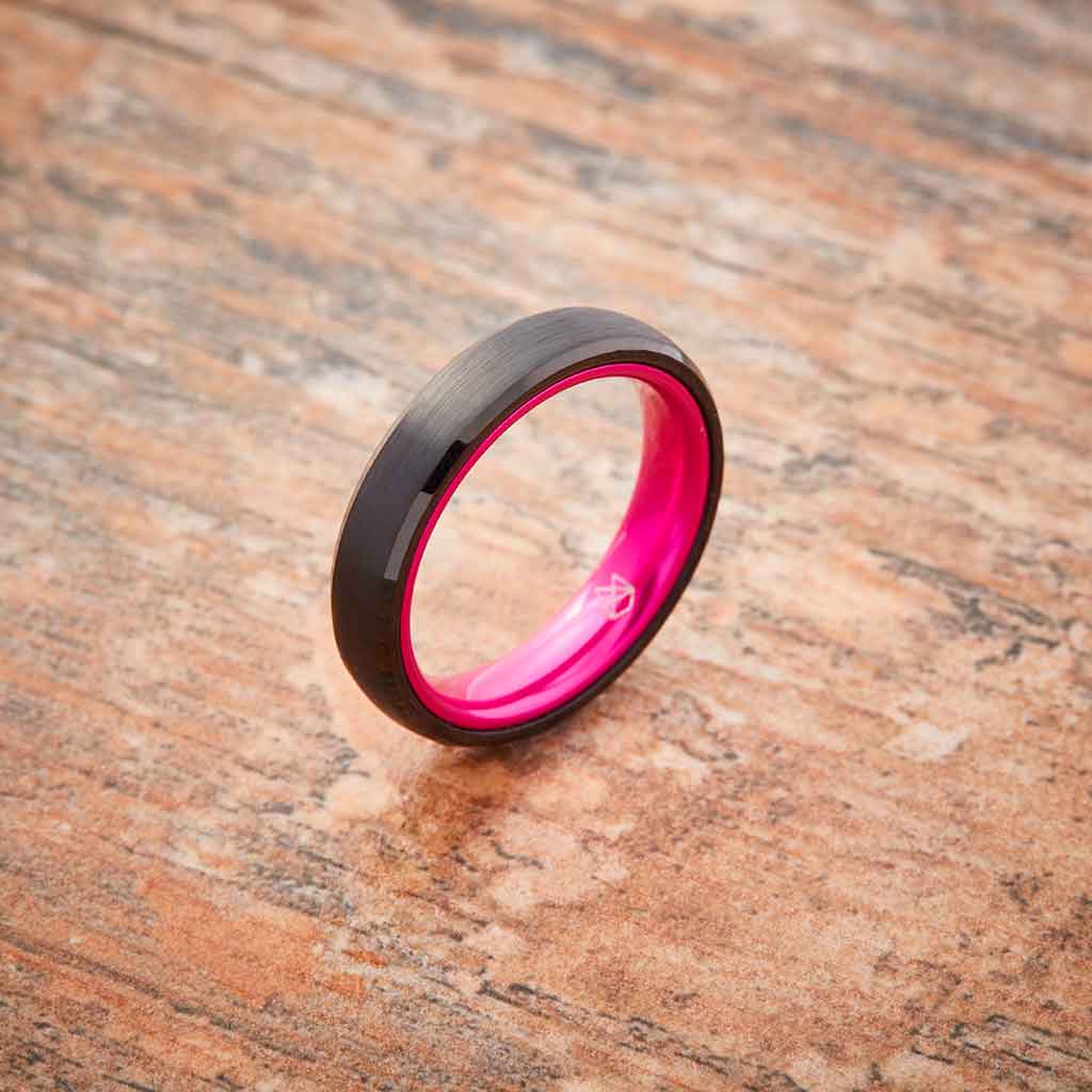 Black Tungsten Ring - Couples Package