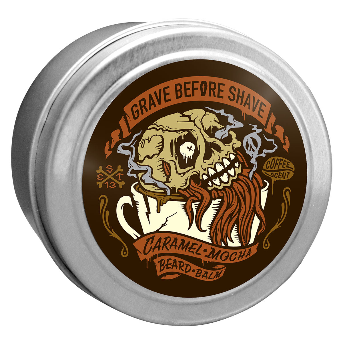 4 OZ. BIG TINS GRAVE BEFORE SHAVE BEARD™  BALM